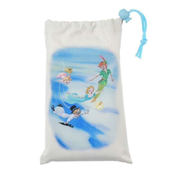 Japan Tokyo Disney Store Peter Pan Picnic Sheet S Pouch Map Compact