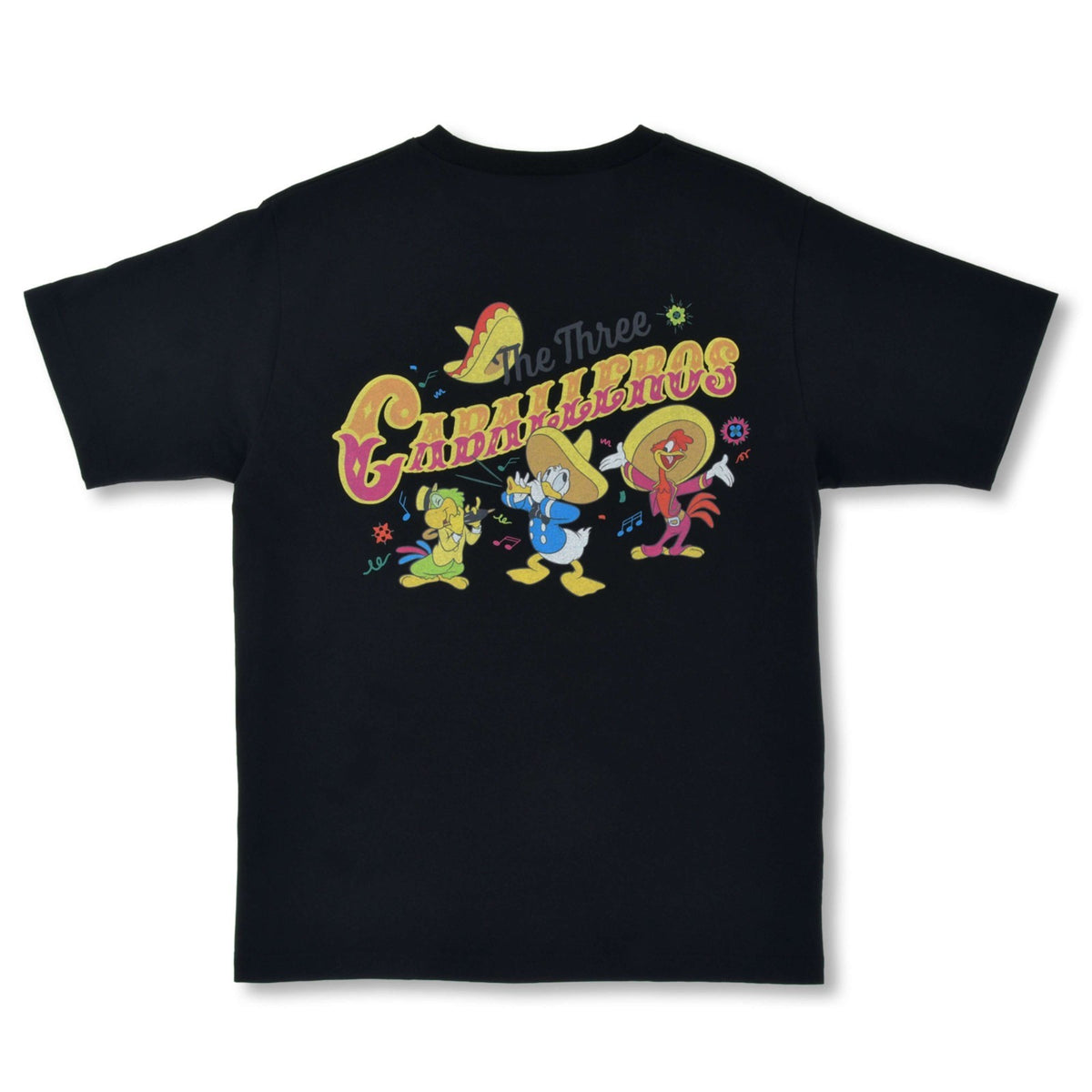 Japan Tokyo Disney Store Donald Jose Carioca Panchito T-Shirt Three Caballeros
