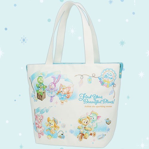 Japan Tokyo Disney Resort Find Your Beautiful Blue Tote Bag Duffy