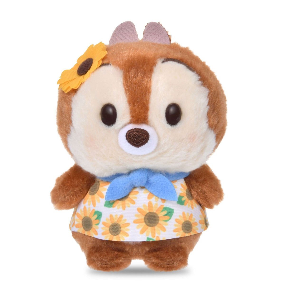 Japan Tokyo Disney Store Chip Plush Toy Sunflower Urupocha-chan Chip and Dale