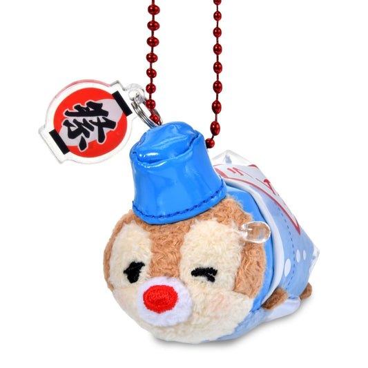 Japan Tokyo Disney Store Chip and Dale Tsum Tsum Keychain Japanese Matsuri Food