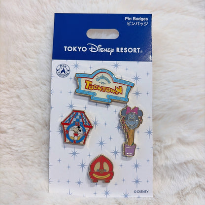 Japan Tokyo Disney Resort Pin Badge Theme Land Motif Tomorrowland Toontown