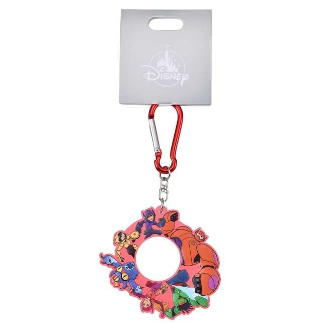Japan Tokyo Disney Store Baymax Water Bottle Holder with Carabiner Key Chain Fes