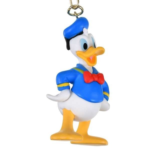 Japan Tokyo Disney Store Donald Duck Keychain Basic 3D Key Chain Fes