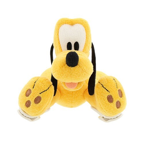 Japan Tokyo Disney Resort Pluto Sticky Plush Toy Keychain Shoulder clip