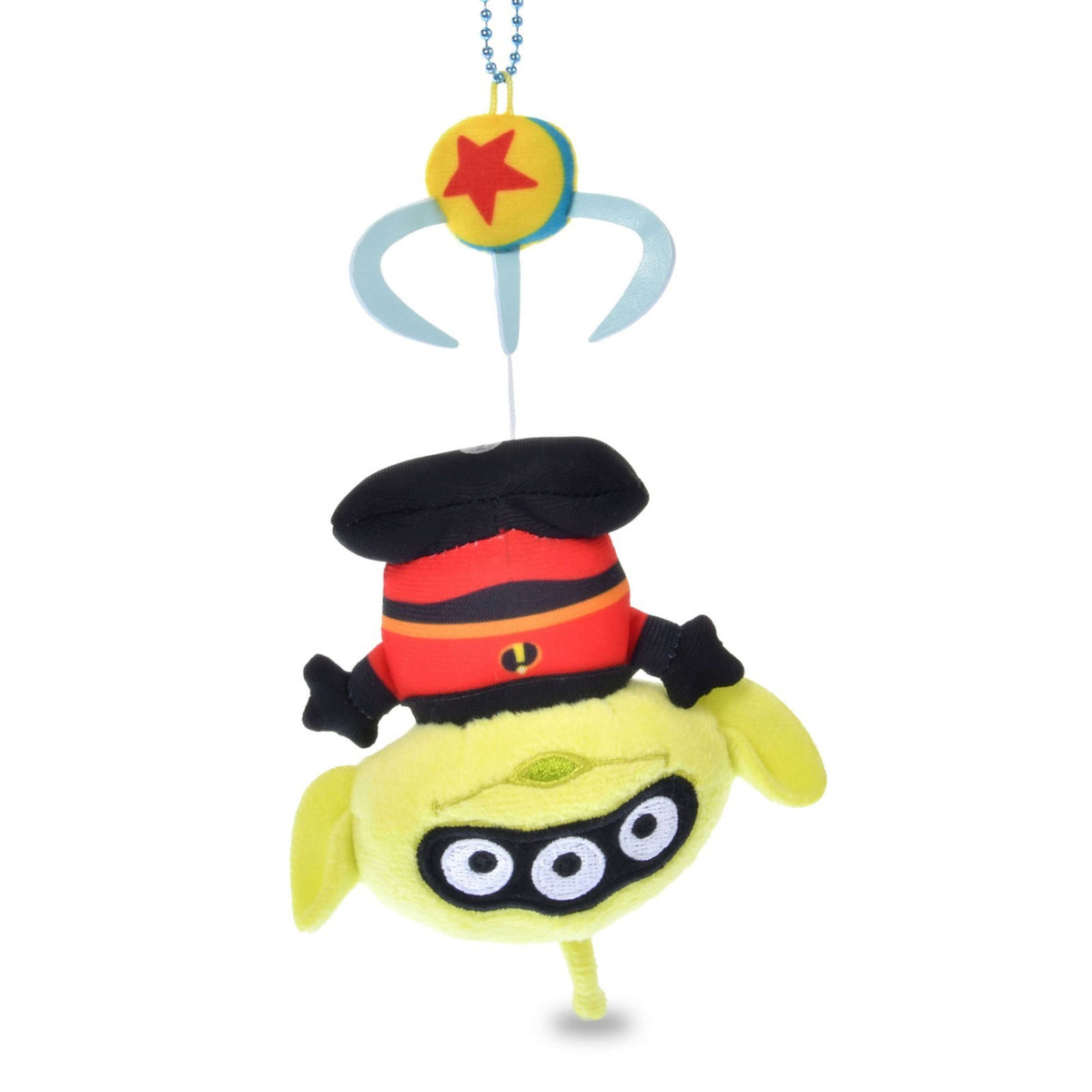 Japan Tokyo Disney Store Little Green Men Plush Keychain CRANEGAME Toy Story