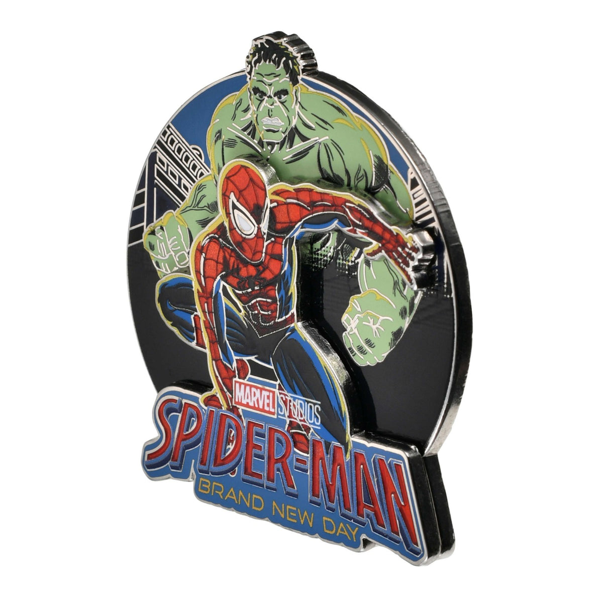 Japan Tokyo Disney Store Marvel Spider-Man & Hulk Pin Badge Brand New Day