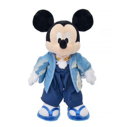 '+Japan Tokyo Disney Store Mickey Mouse Plush Toy Kimono Japan Original