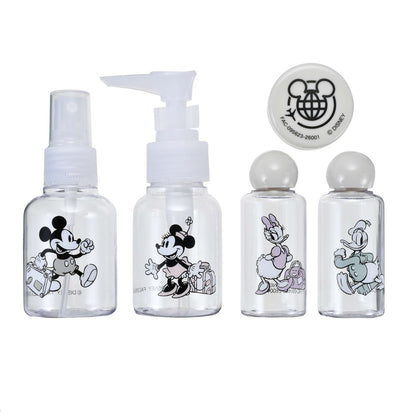 Japan Tokyo Disney Store Mickey Bottle Case Set with Pouch Magical Travel