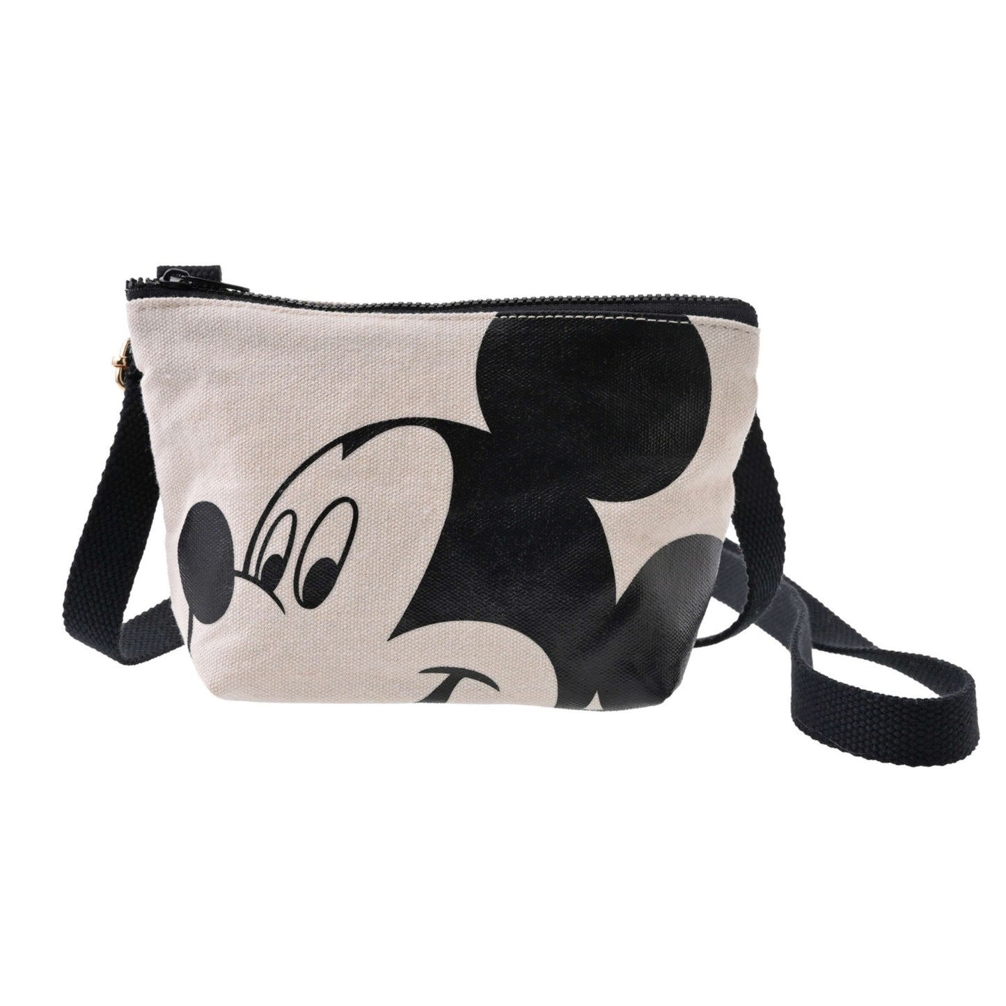 Japan Tokyo Disney Store Mickey Mouse Multi-Pouch Canvas Hands Free Goods