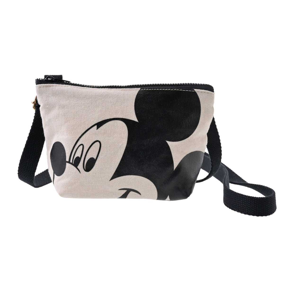 Japan Tokyo Disney Store Mickey Mouse Multi-Pouch Canvas Hands Free Goods