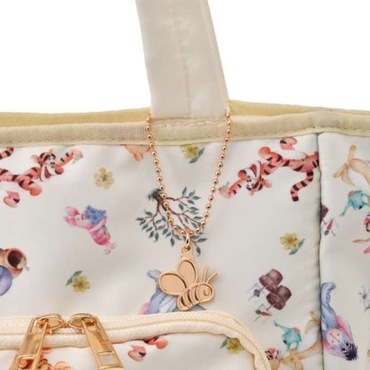 Japan Tokyo Disney Store Pooh Insulated Bag Charm Splendid Colors Cool Tote