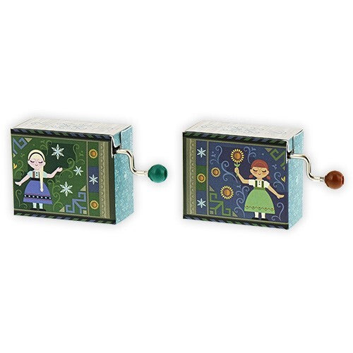 Japan Tokyo Disney Resort Music Box Set Elsa Ana Frozen Fantasy Springs