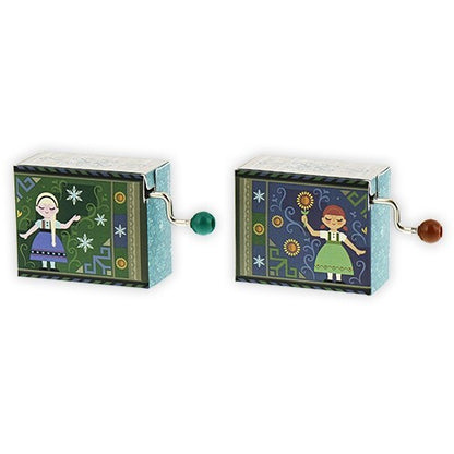 Japan Tokyo Disney Resort Music Box Set Elsa Ana Frozen Fantasy Springs