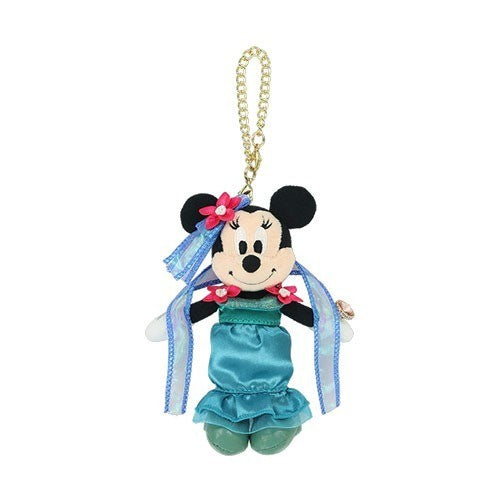 Japan Tokyo Disney Resort Minnie Mouse Plush Toy Charm Sea 25th Mermaid Lagoon