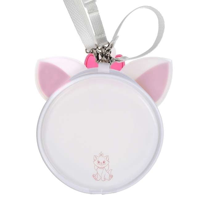 Japan Tokyo Disney Store Marie Pouch Strap 2-Way Clear Window Heart-Pounding