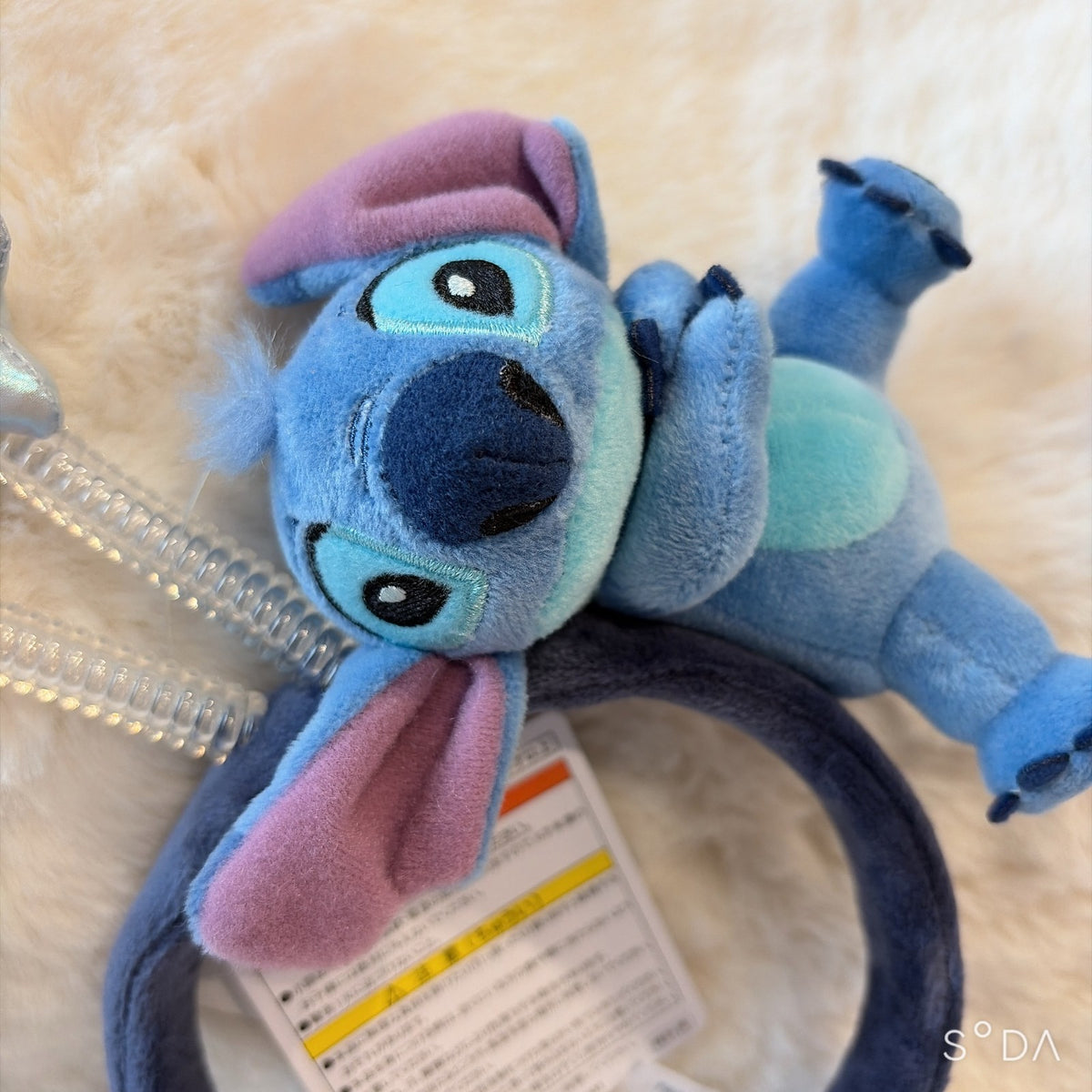 Japan Tokyo Disney Resort Stitch Headband Ears Cap STAR 626