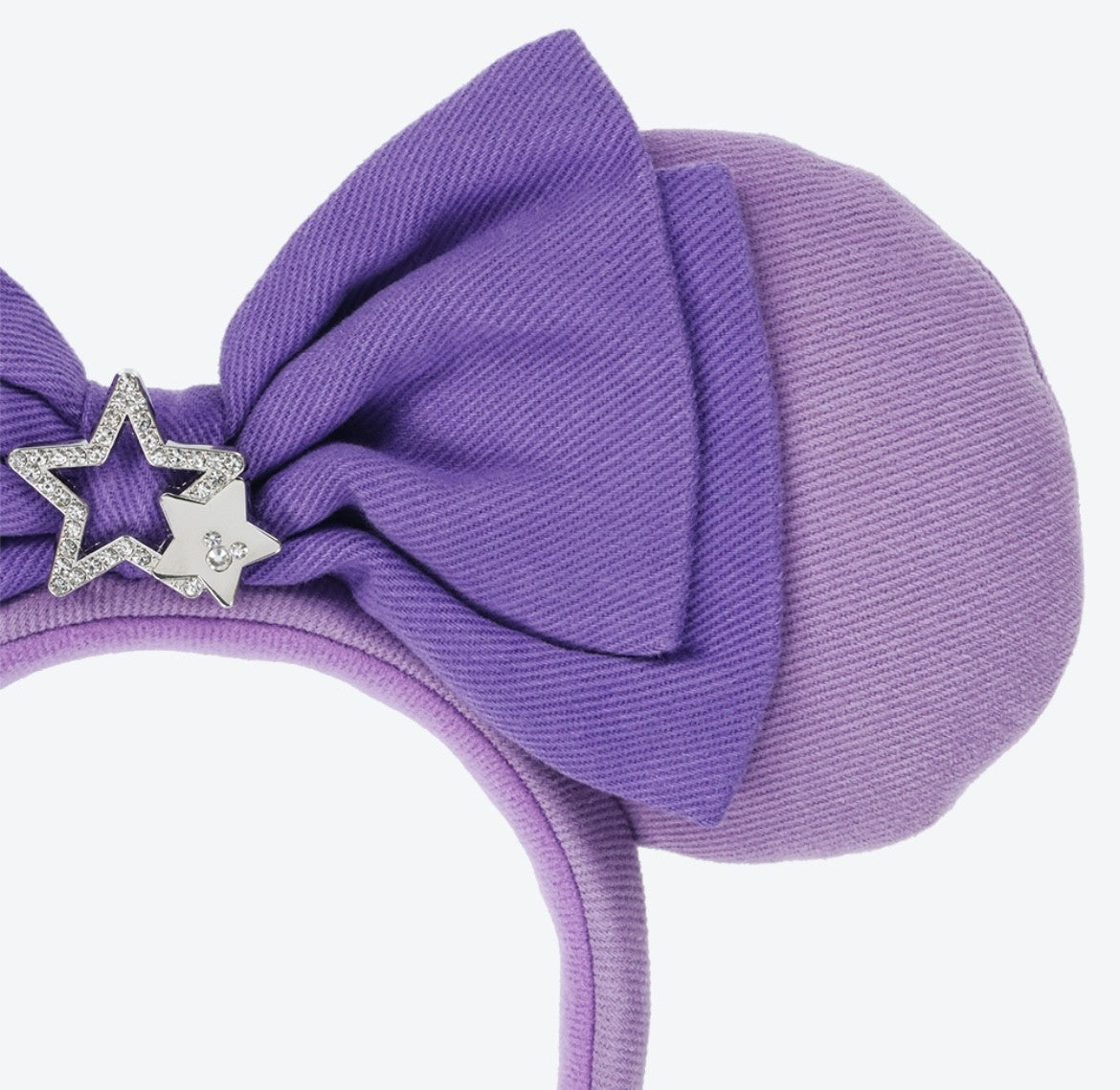 Japan Tokyo Disney Resort Ears HeadBand Hat Minnie Mouse Purple