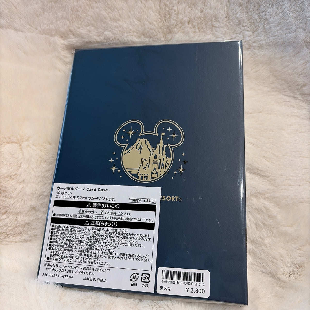 Japan Tokyo Disney Resort Disney Resort Line Ticket Collection Book Card Case