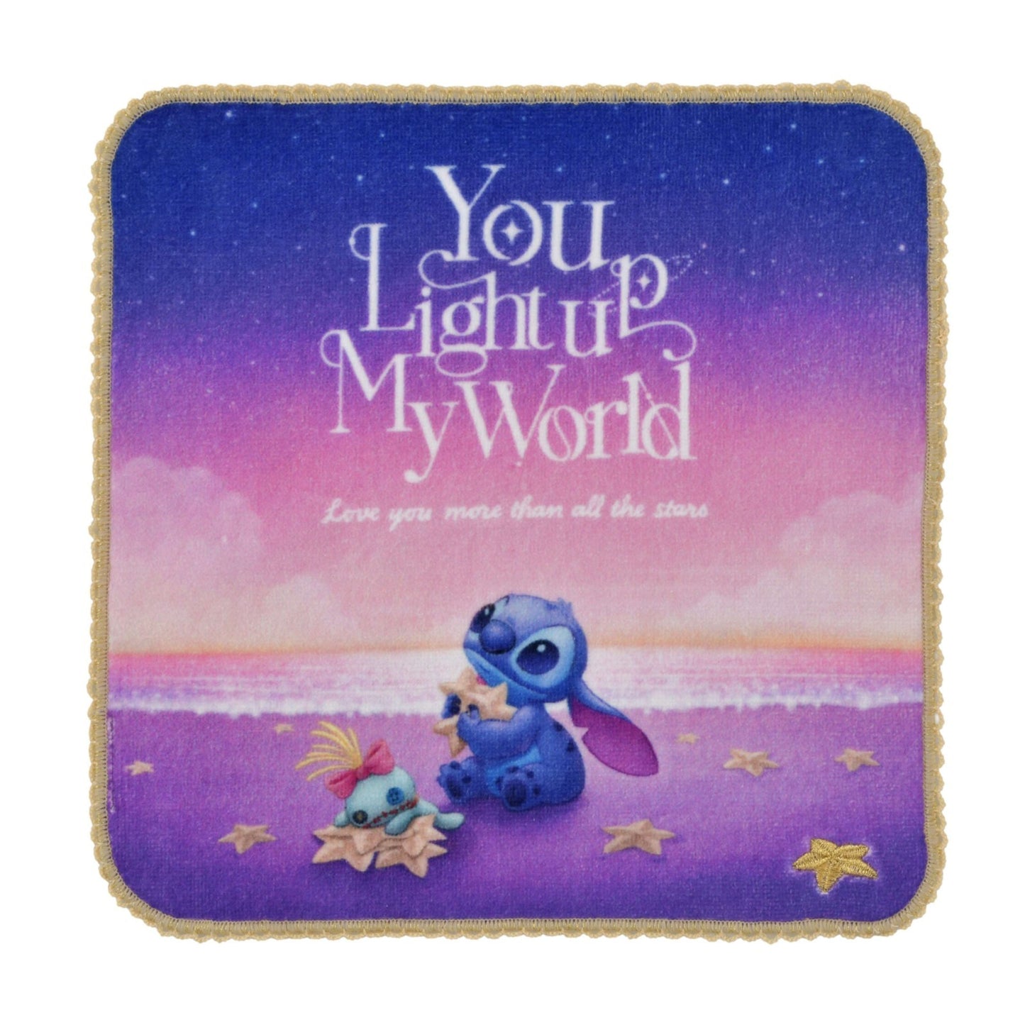 Japan Tokyo Disney Store Stitch & Scrump Mini Towel Disney Stitch Day Collection