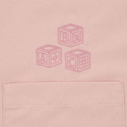 +Japan Tokyo Disney Store Michael's Teddy Bear Short Sleeve Shirt Pink PETER PAN