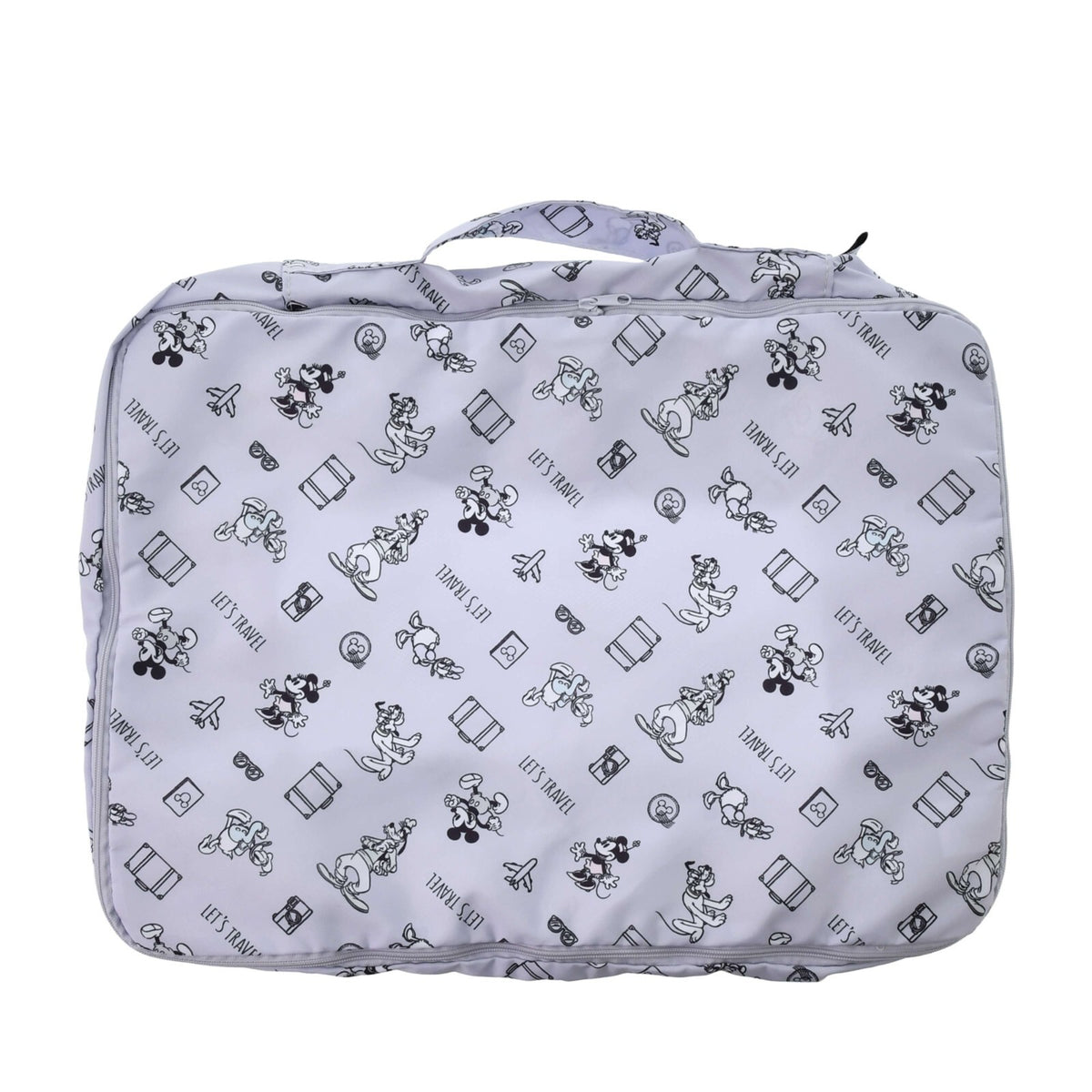 Japan Tokyo Disney Store Mickey Clothes Compression Storage Pouch L Purple