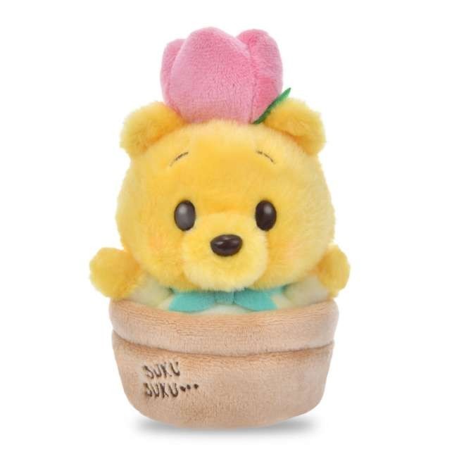 '+Japan Tokyo Disney Store Winnie the Pooh Plush Toy Urupocha-chan Gardening