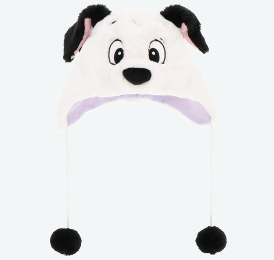 Japan Tokyo Disney Resort Ears limited Fluffy Winter Cap Hat 101Dalmatians