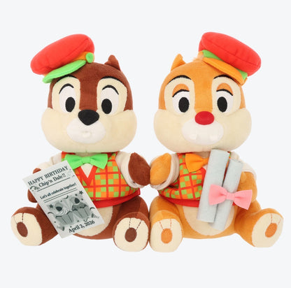 Japan Tokyo Disney Resort Chip Dale Plush Toy Sets Happy Birthday 2026