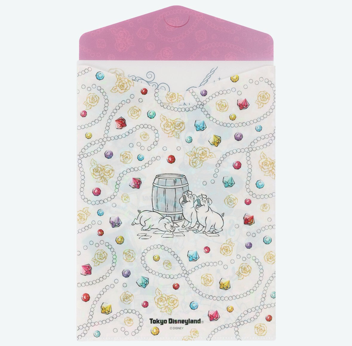 Japan Tokyo Disney Resort Pirates of the Caribbean Clear Holder A4