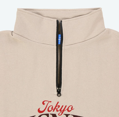 Japan Tokyo Disney Resort Mickey Long Sleeve Cinderella Castle Brown Zipper