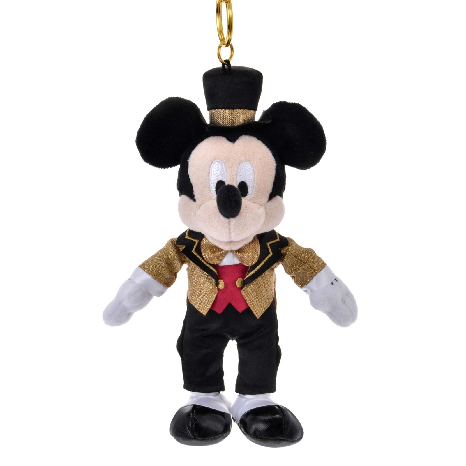 '+Japan Tokyo Disney Store Mickey Plush Toy Keychain 25th Anniversary