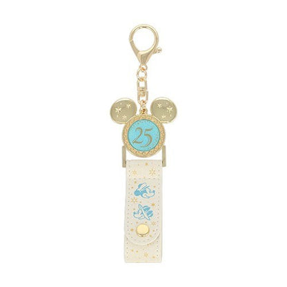 Japan Tokyo Disney Resort Mickey Minnie Headband Holder Keychain Sea 25th