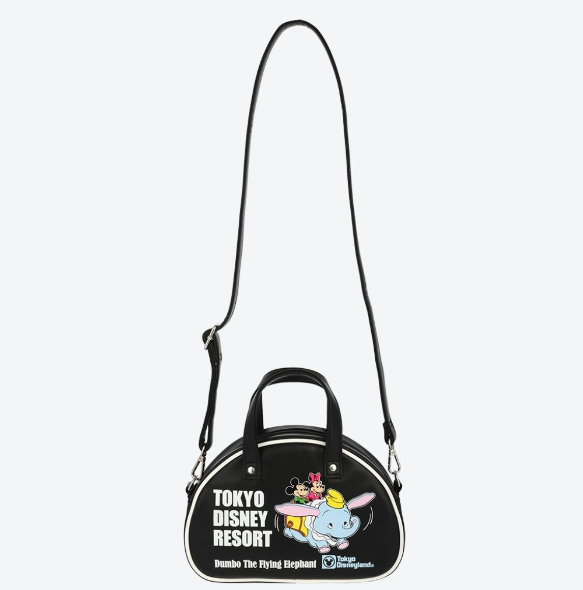 Japan Tokyo Disney Resort Mickey Mouse Minnie Mouse Shoulder Bag Black Limited