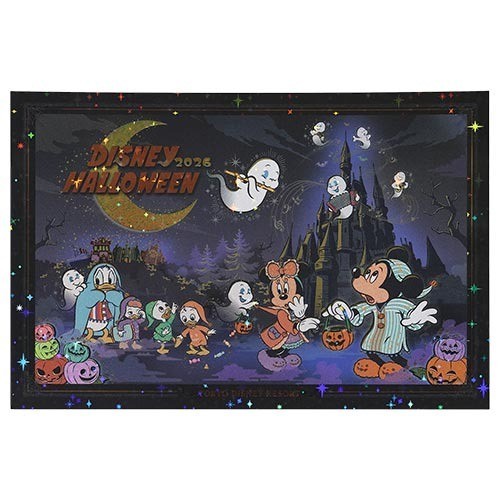 Japan Tokyo Disney Resort Mickey Postcards & Stickers Halloween 2026