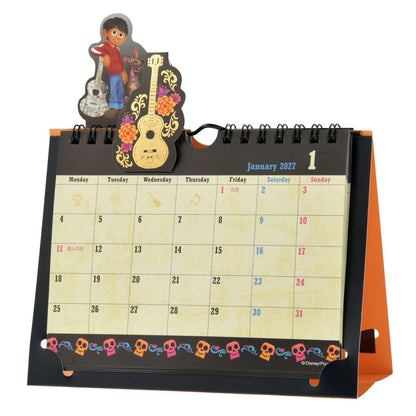 Japan Tokyo Disney Store Coco Desktop Calendar Pop-up Metallic 2027
