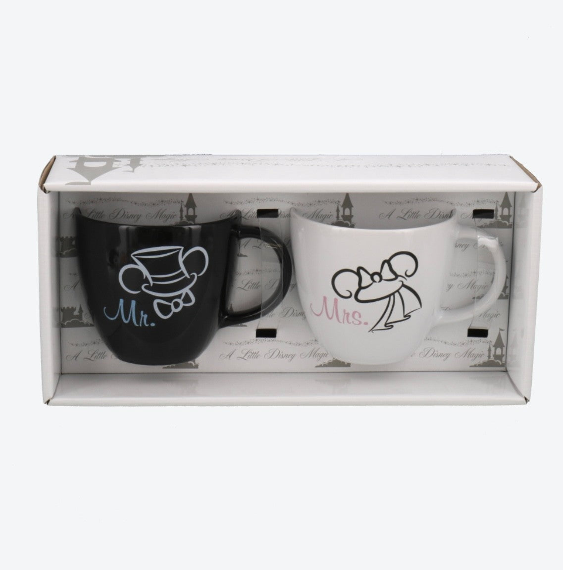 Japan Tokyo Disney Resort Mickey Mouse Minnie Mouse Mugs 2 White Black 2025