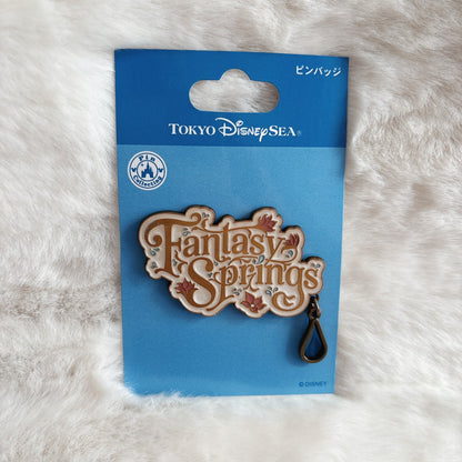 Japan Tokyo Disney Resort Pin badge Logo Dreaming of Fantasy Springs
