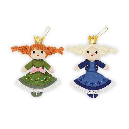 Japan Tokyo Disney Resort Plush Toy Charm Set Frozen Fantasy Springs Keychain