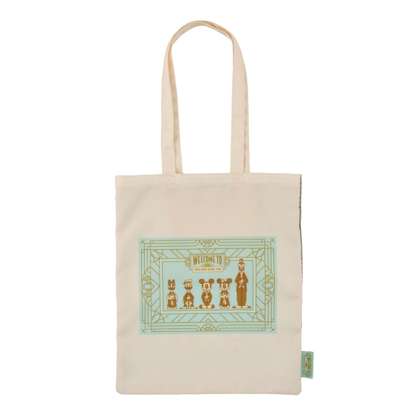 Japan Tokyo Disney Store Mickey & Friends Tote Bag Resort Store 1st Anniversary