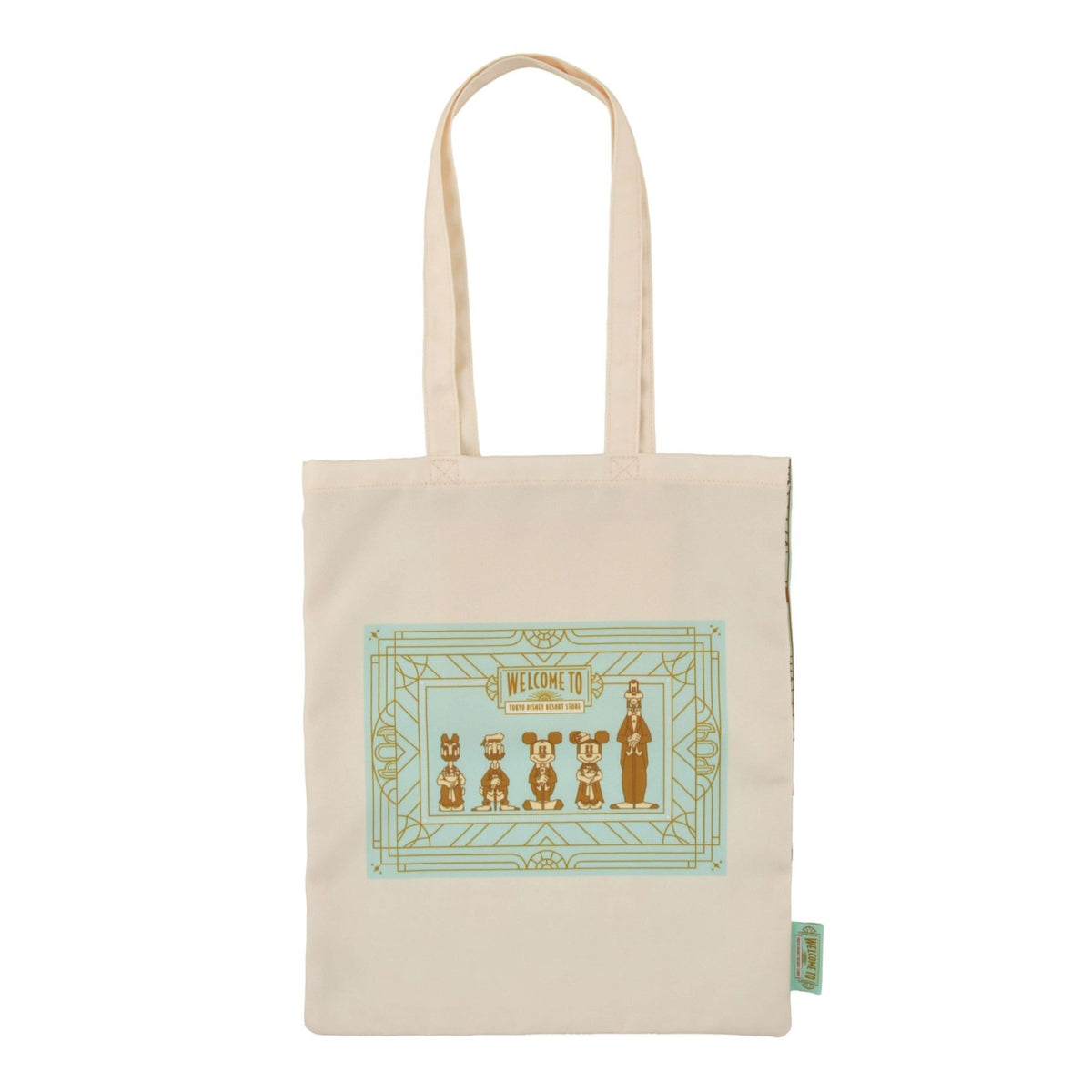 Japan Tokyo Disney Store Mickey & Friends Tote Bag Resort Store 1st Anniversary