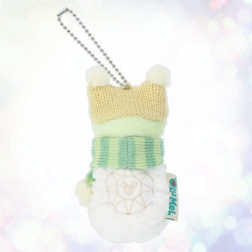 Japan Tokyo Disney Resort Olu Plush Toy Keychain  Christmas Snowy Day Duffy