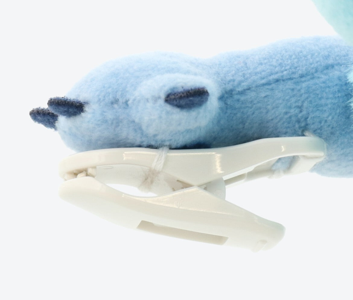Japan Tokyo Disney Resort Lilo & Stitch Plush Toy Keychain Shoulder Clip