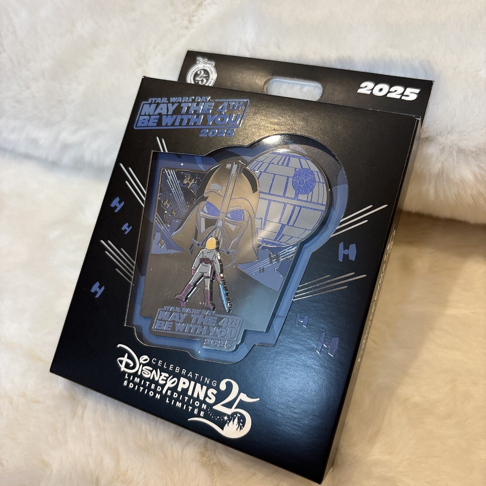 '+Japan Tokyo Disney Store Star Wars Luke Darth Vader Pin Badge May the 4th 2025