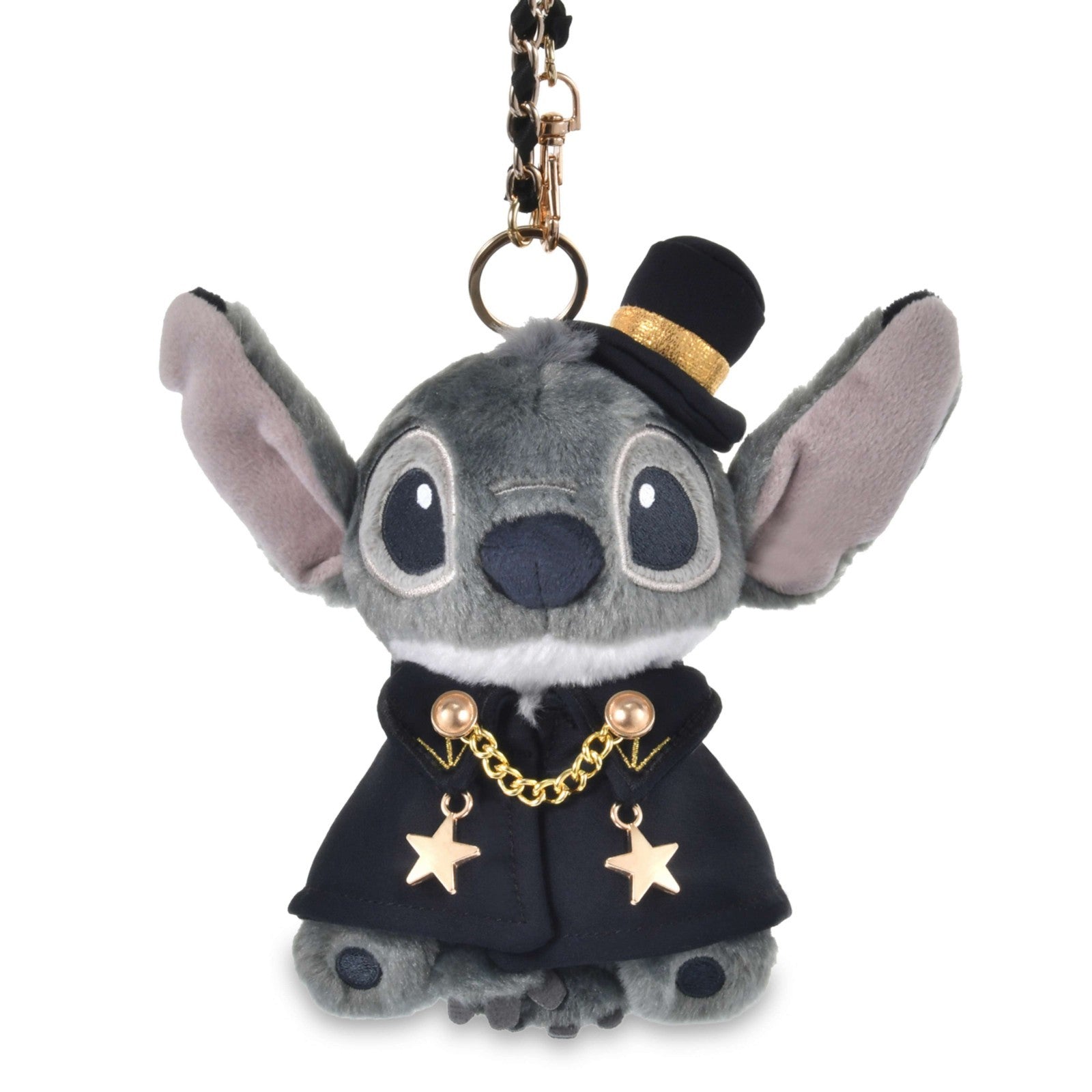 Japan Tokyo Disney Store Stitch Plush Toy Keychain KURONOHI BLACK STYLE