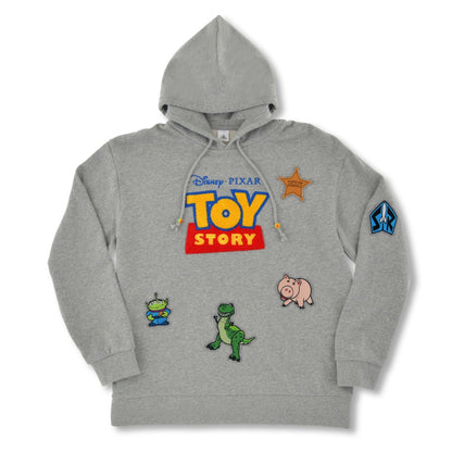 Japan Tokyo Disney Store Toy Story Long-Sleeve Hoodie Gray TOY STORY FASHION