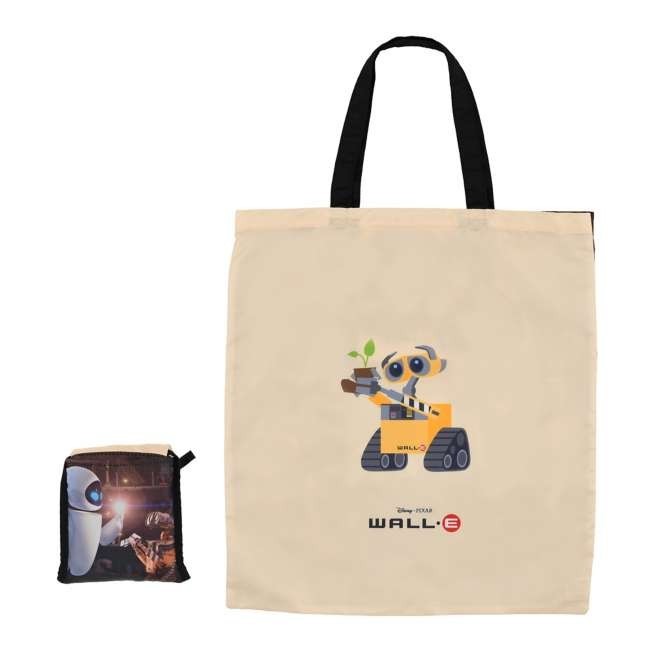 Japan Tokyo Disney Store WALL-E & Eve Shopping Eco Bag Moment