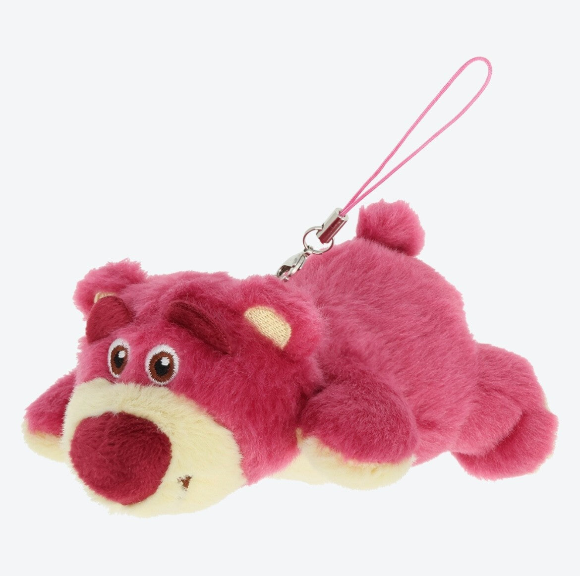 Japan Tokyo Disney Resort Toy Story Lotso Huggin Bear Plush Keychain Strap