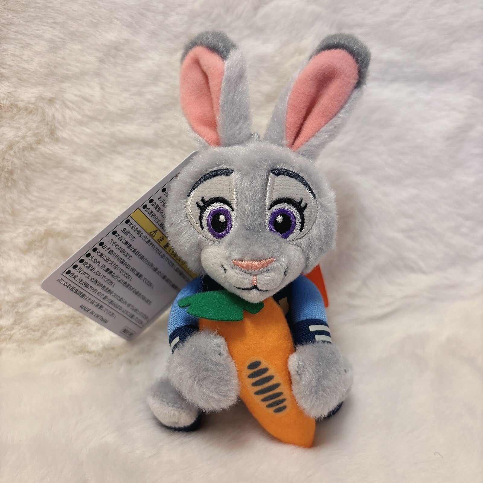 Japan Tokyo Disney Resort Plush Toy Keychain Zootopia JUDY Carrot