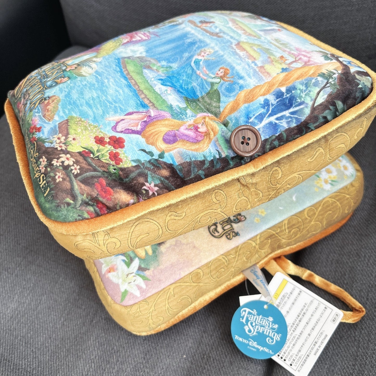 Japan Tokyo Disney Resort Cushion Fantasy Springs Book